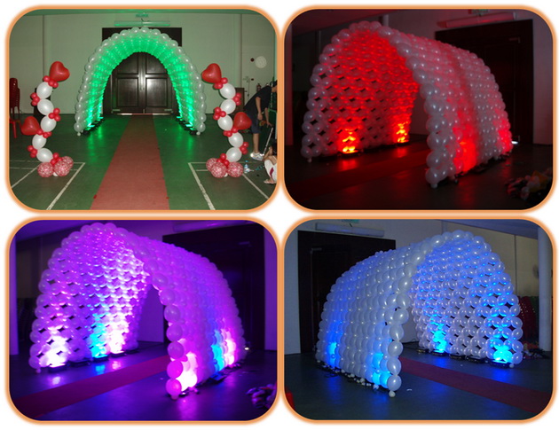 LED Balloon Tunnel